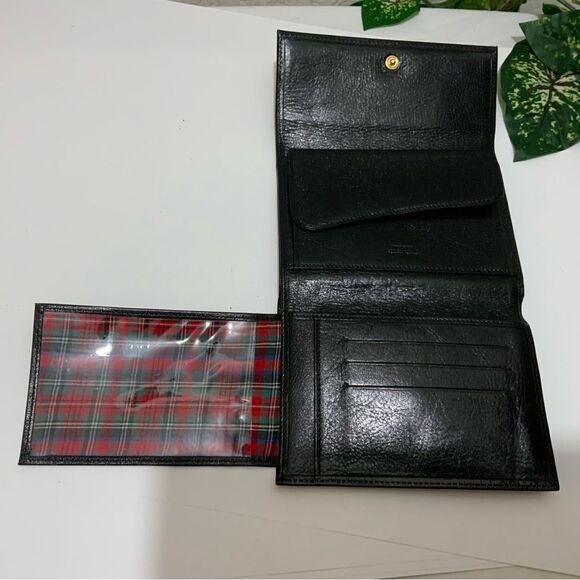 New WITTCHEN BLACK GENUINE ITALIAN LEATHER Italy Collection TRI FOLD WALLET - Picture 14 of 14
